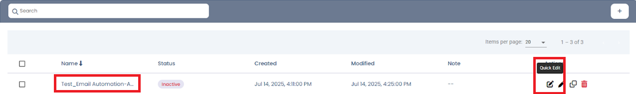 Edit automation screenshot