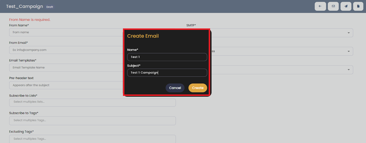 Add email templates screenshot