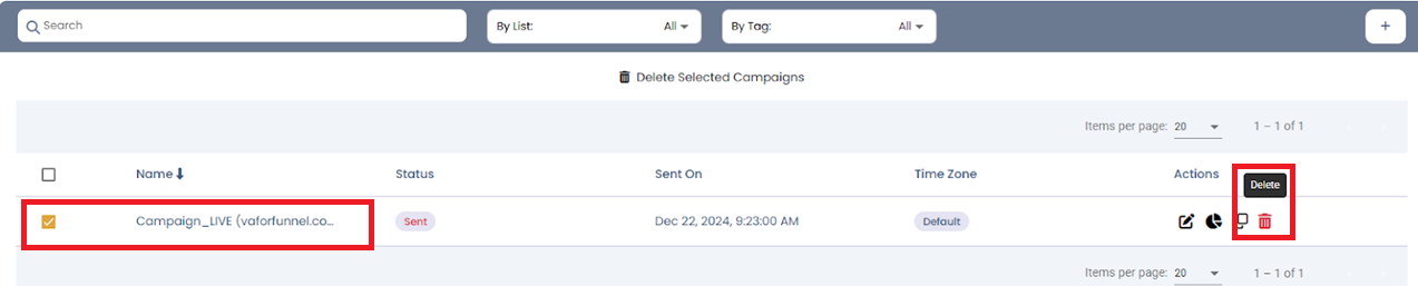 Delete   screenshot