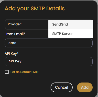 Add SMTP confirmation