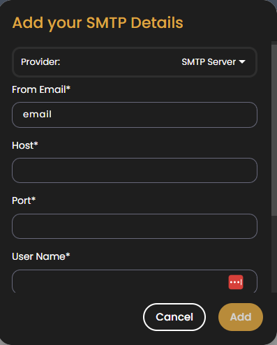Add SMTP confirmation