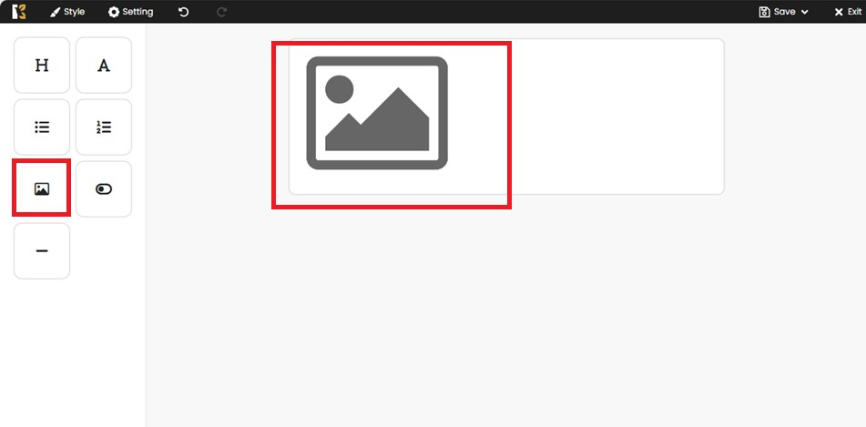 Image element icon screenshot