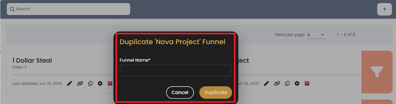 Funnel Name