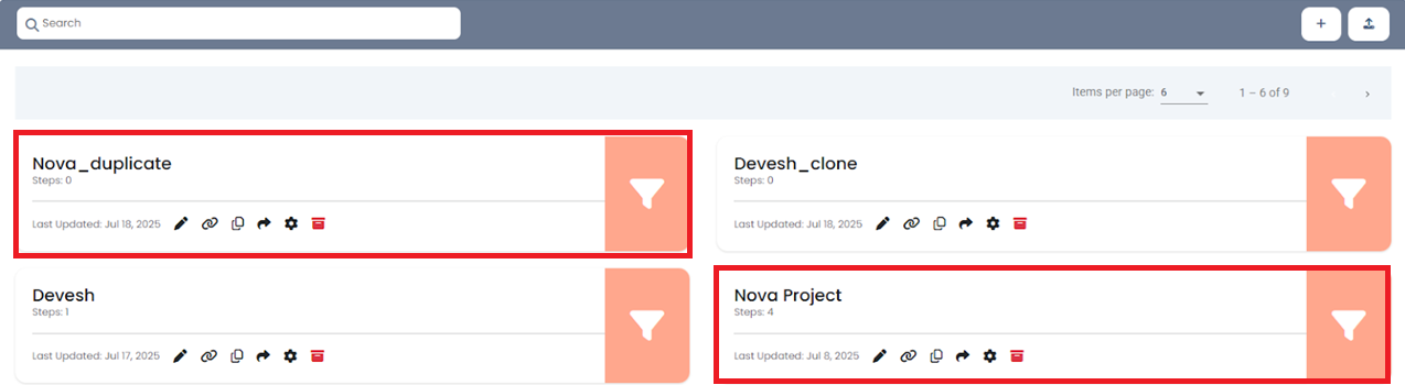 Funnel Duplicate